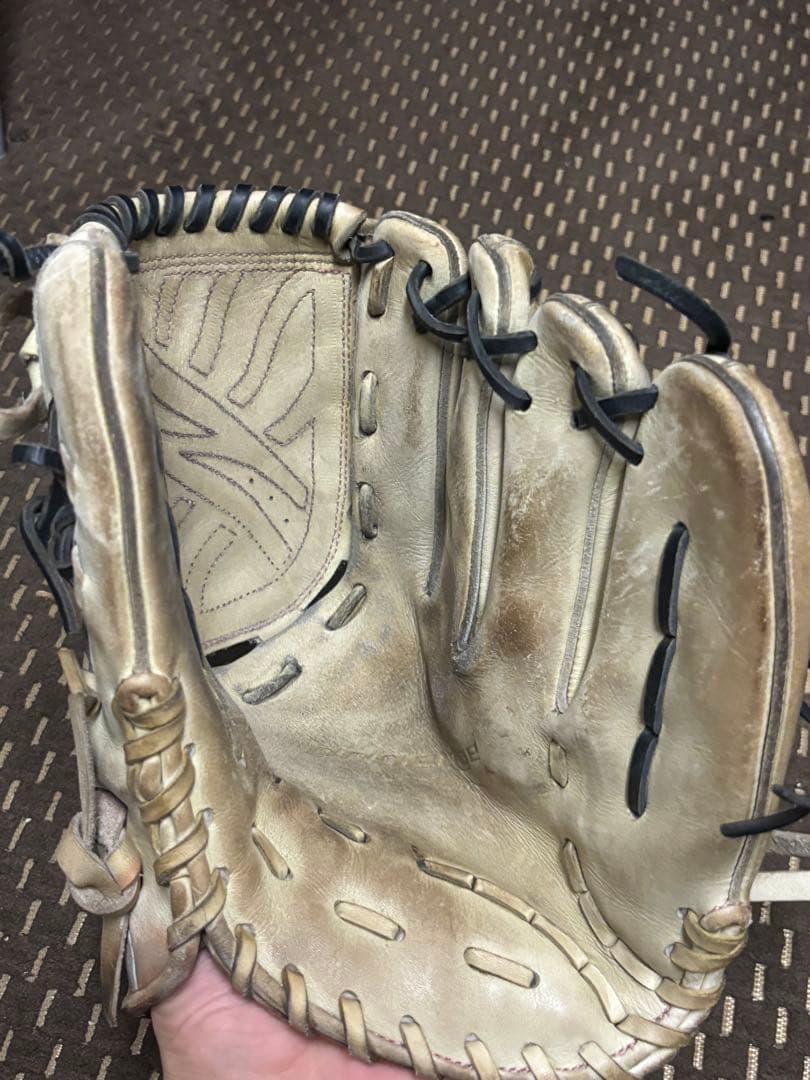 SSK キャメル　レザー 硬式野球投手用グローブ