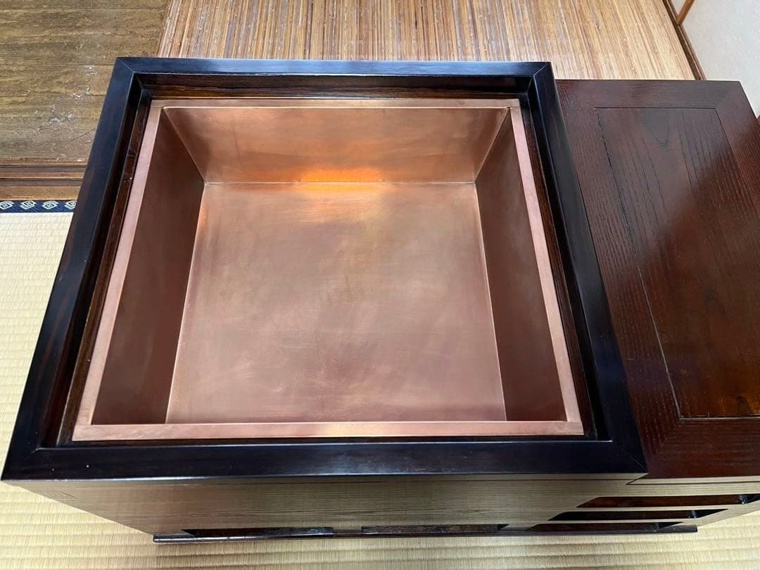 長火鉢　箱火鉢　関東火鉢　美品