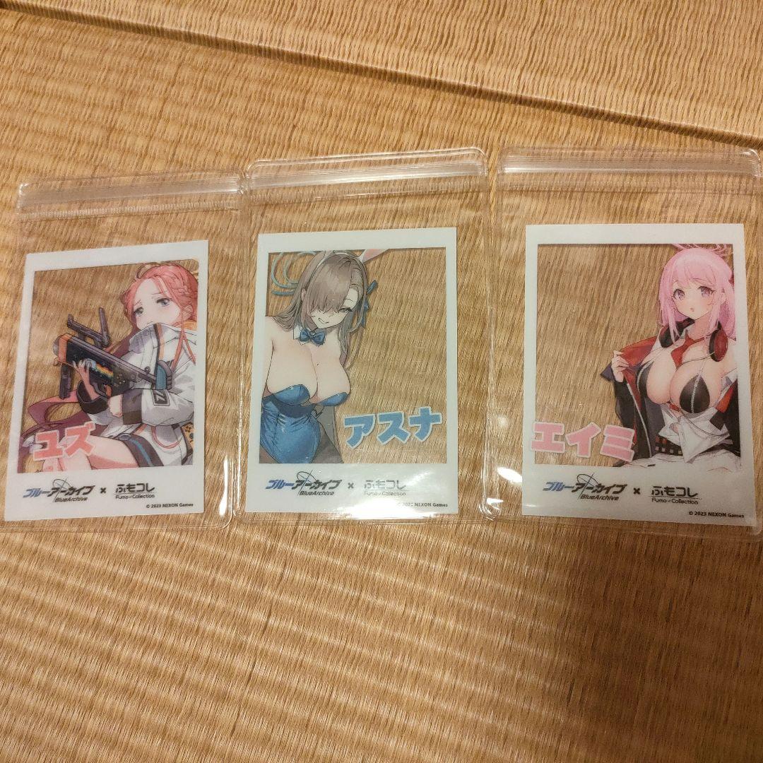 ふもコレ×ブルーアーカイブ クリアカード& キーキャップ& キーボードスタンド