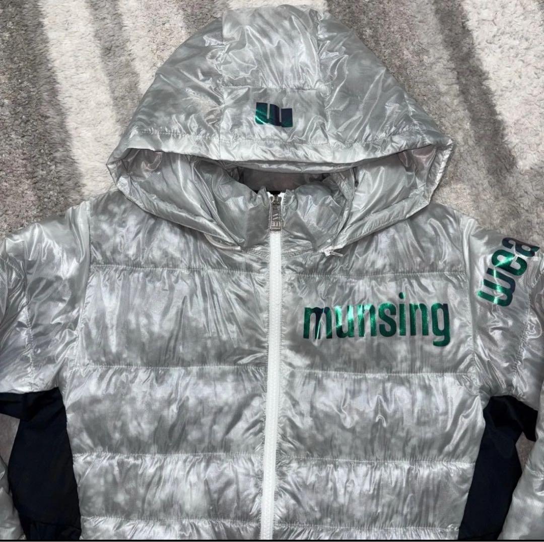美品マンシングウェア　蓄熱保温　撥水　中綿ジャケット　L レディースゴルフウェア