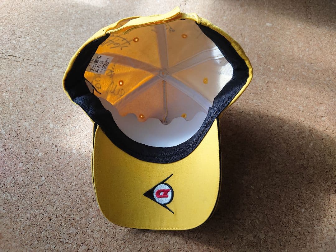 ダンロップ激レアソフトテニス全選手サイン入りキャップ新品未使用品