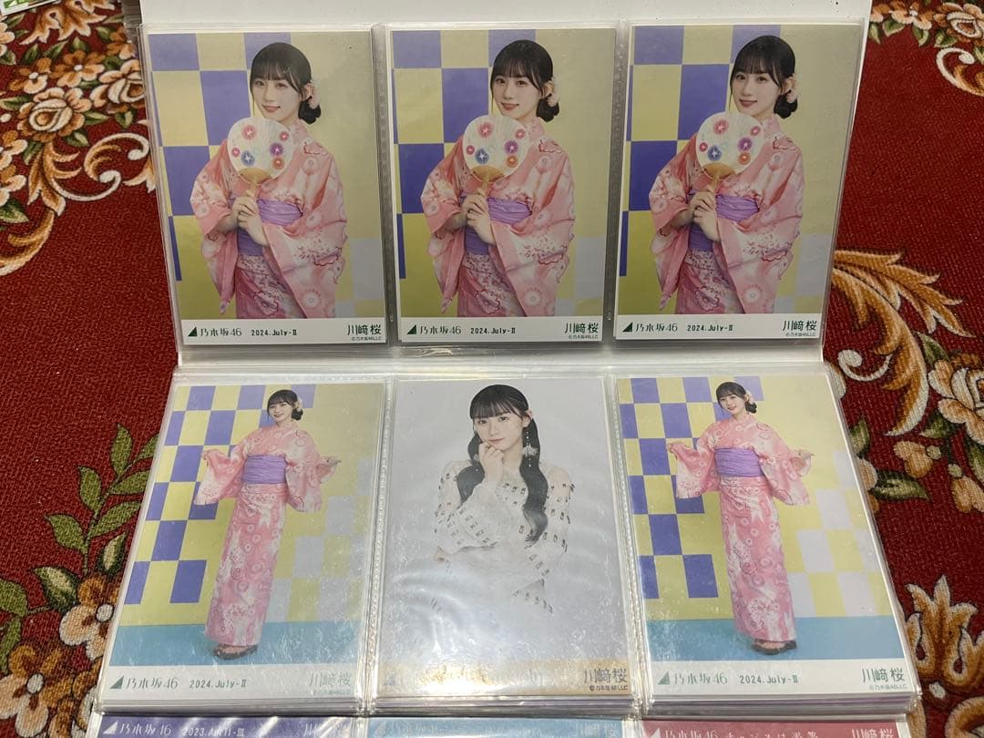 乃木坂46 生写真　川﨑桜　まとめ売り　引退品　コンプ15セット等　計69枚