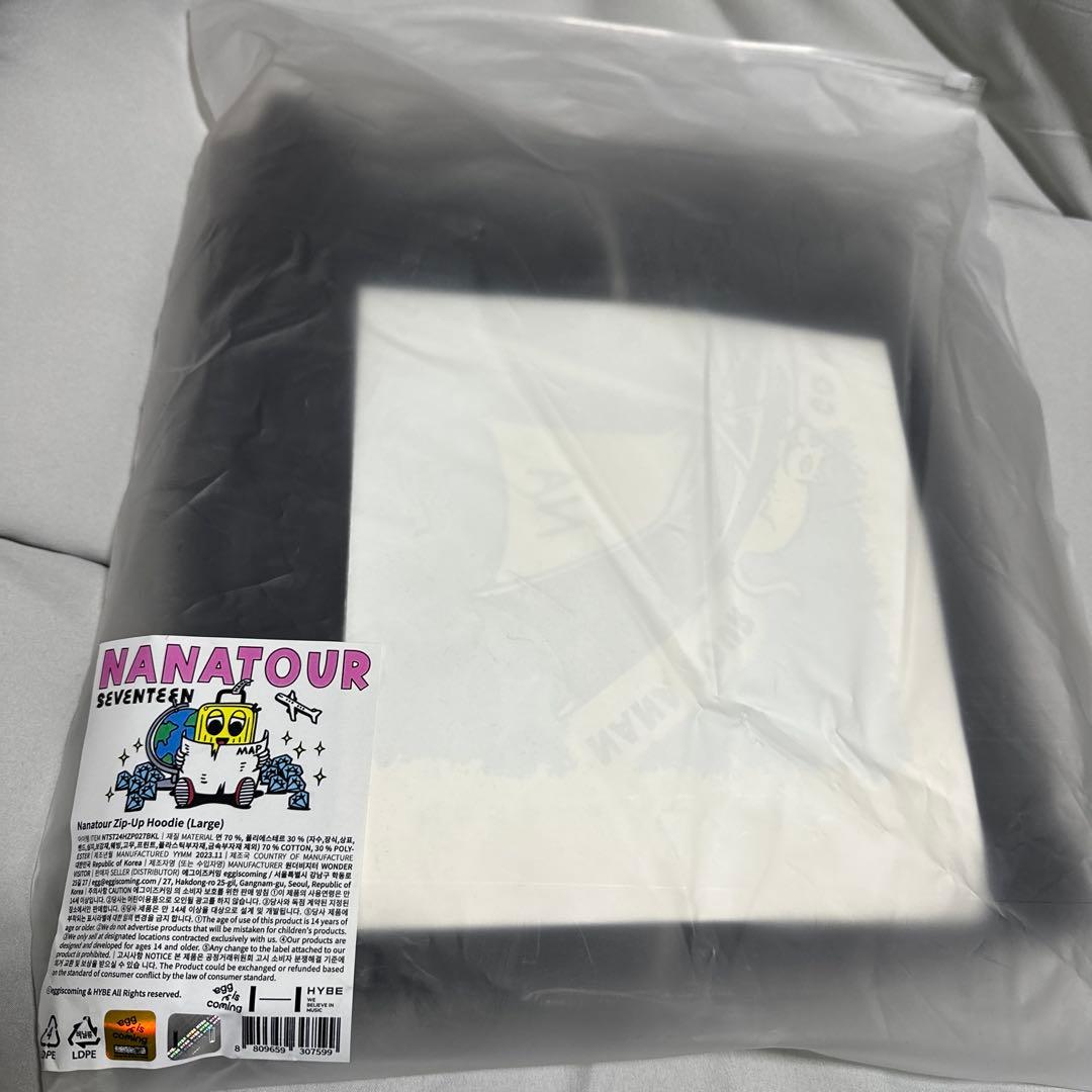 NANATOUR ジップアップフーディー　パーカー L