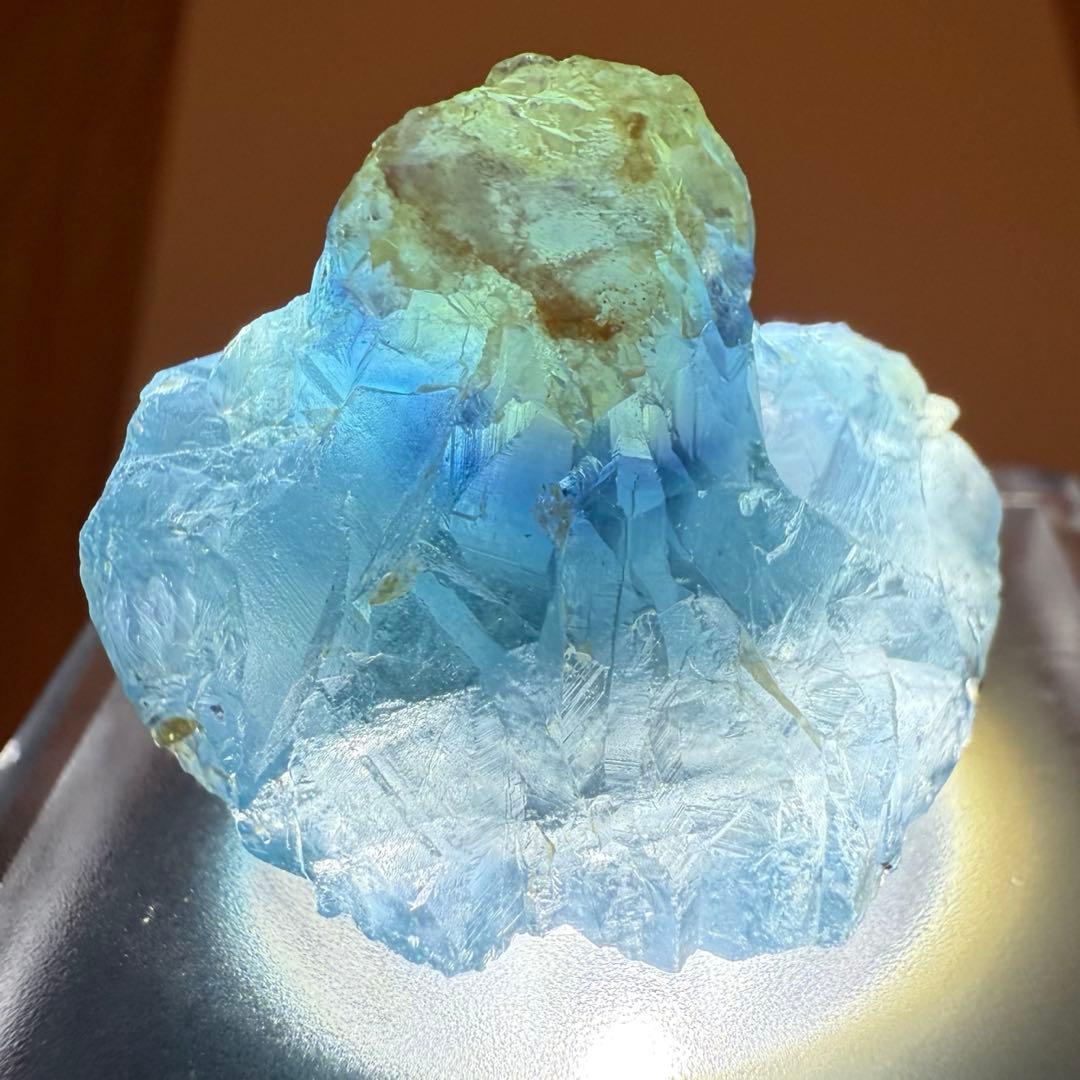 フランス産 蛍石 La Barre mine産 フローライト トリカラー 原石