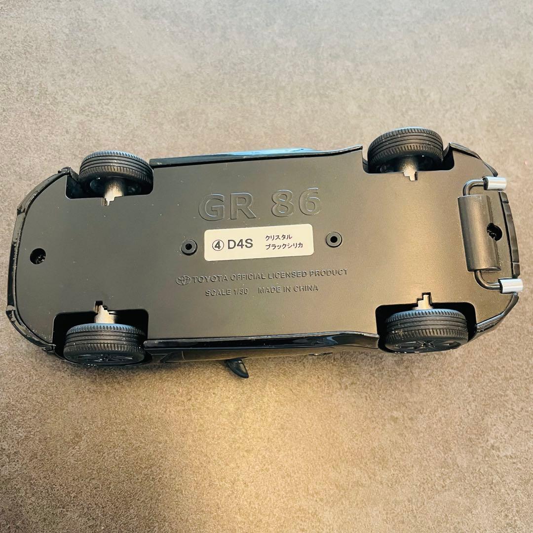 トヨタ GR86 1/30 ミニカー　クリスタルブラックシリカ　D4S