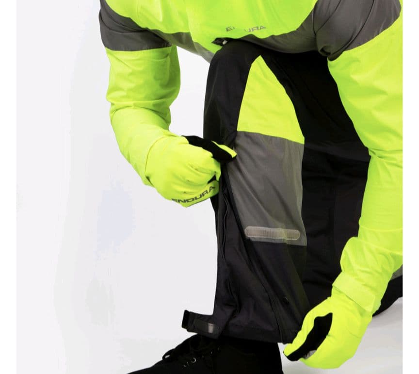 エンデュラ アーバンラミネート ウォータープルーフワンピース レインスーツ L