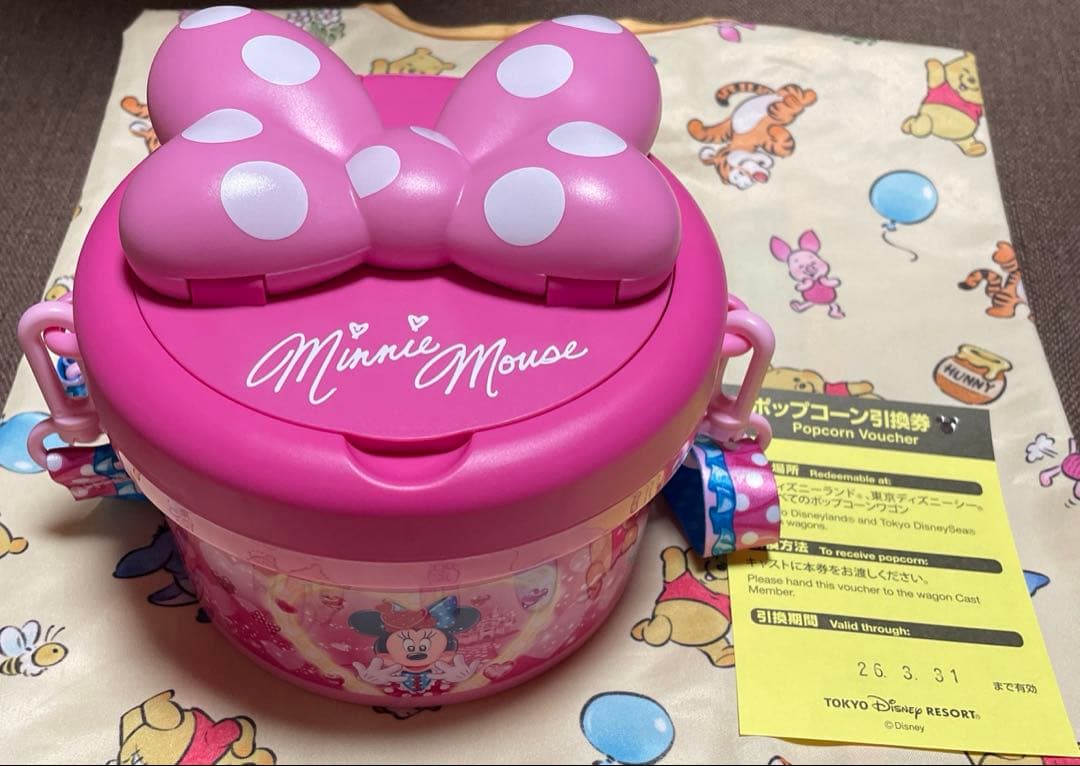 ミニー 三段 ポプバ ミニファン ミニパル ポップコーンバケット