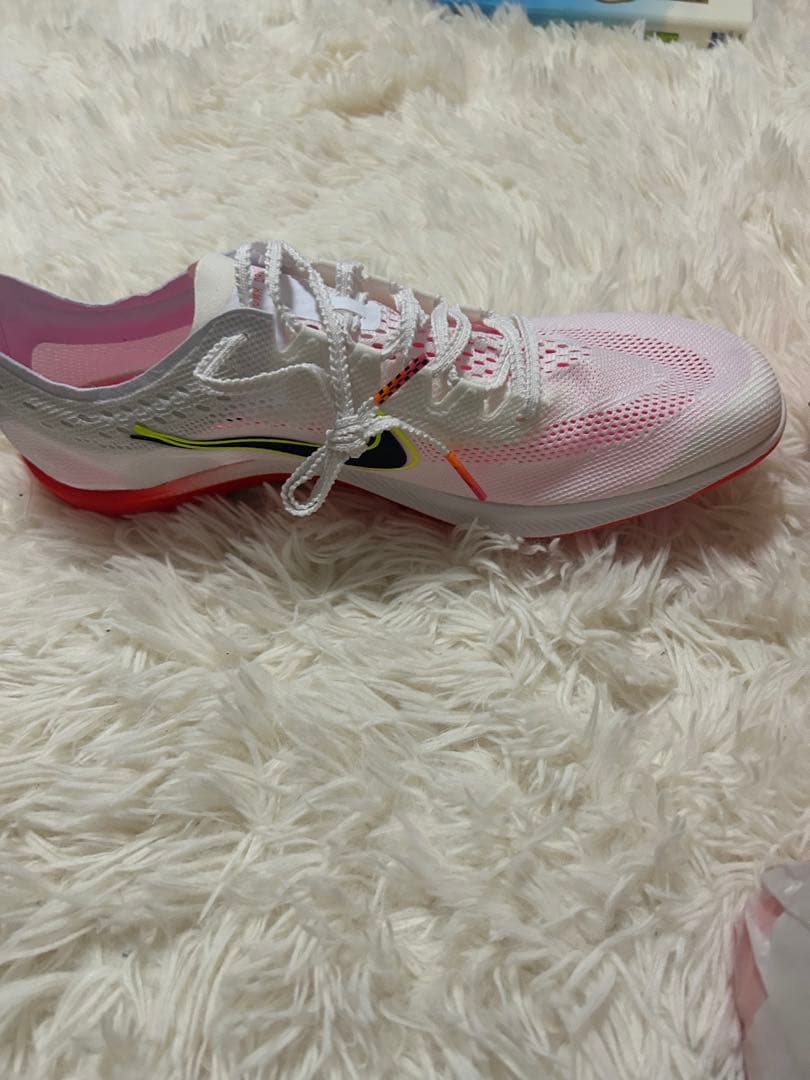 Nike エリート スパイクシューズ ホワイト/ピンク/オレンジ