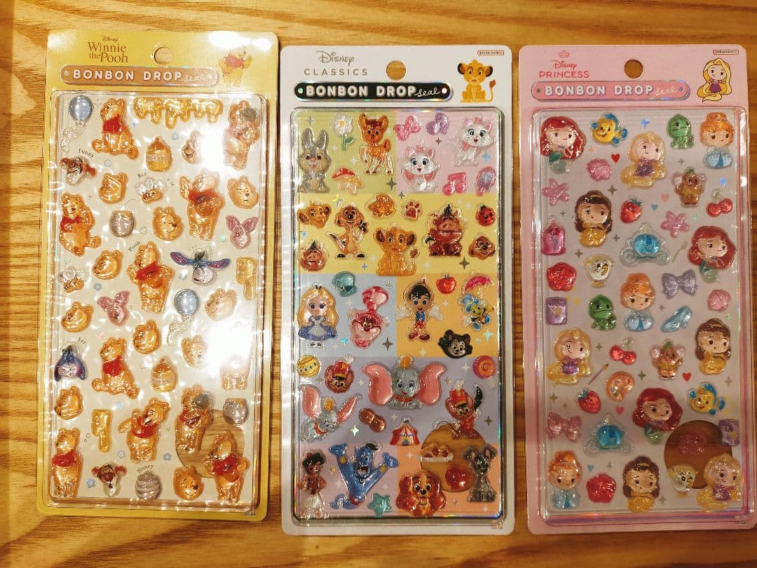 ディズニー ボンボンドロップシール 第2弾 8種セット