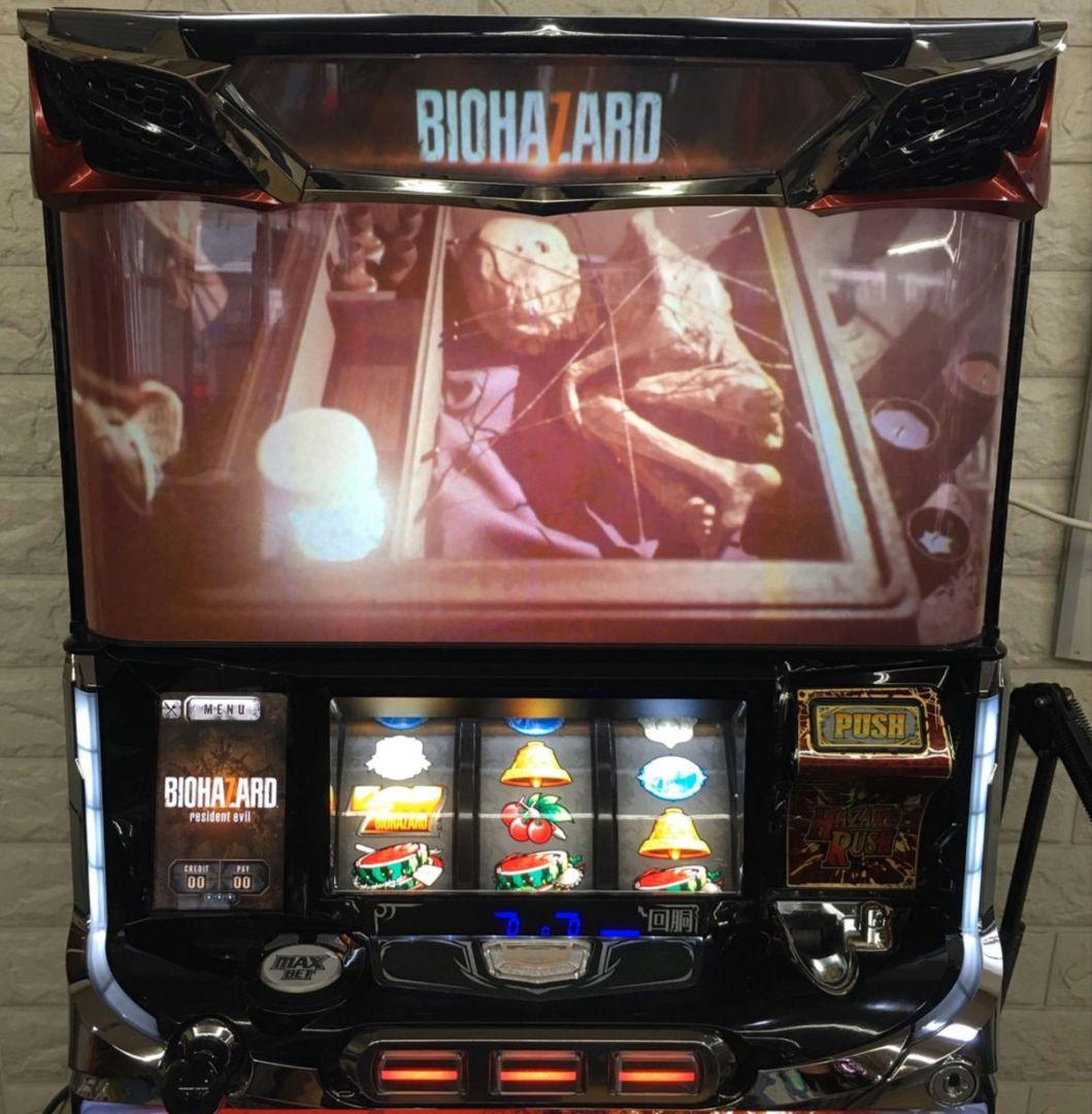 パチスロ実機　バイオハザード7 レジデント イービル　不要機付　送料無料