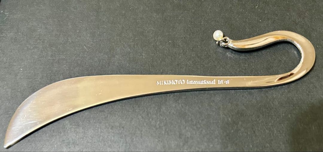 小粒真珠がキュート❣️ 【ミキモト】オリジナル パールボールペン＆ブックマーカー