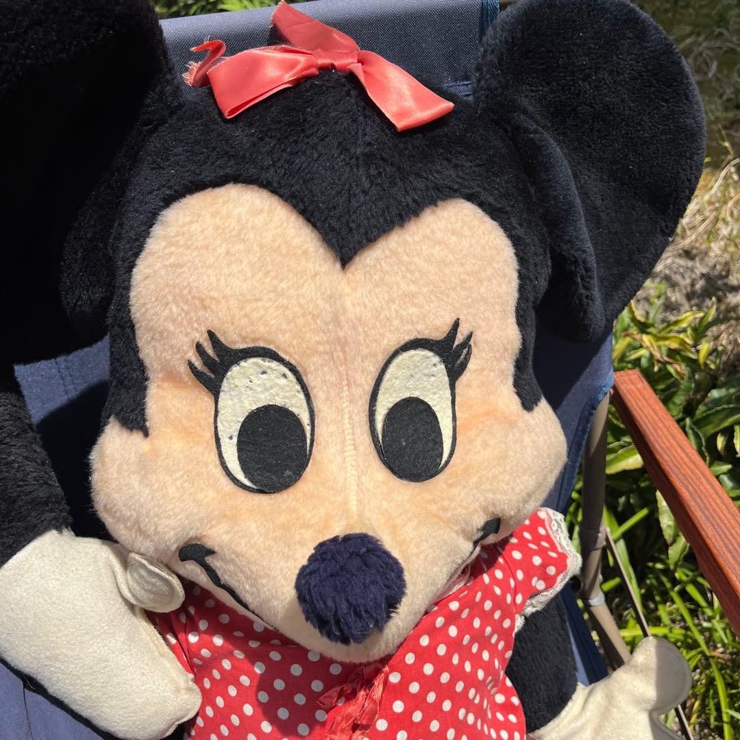 レトロ ミッキーマウス　ミニーマウス BIG ぬいぐるみ　3体セット USA