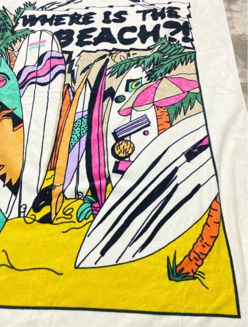 希少　廃盤品　adidas Originals 大判ビーチタオル アディダス