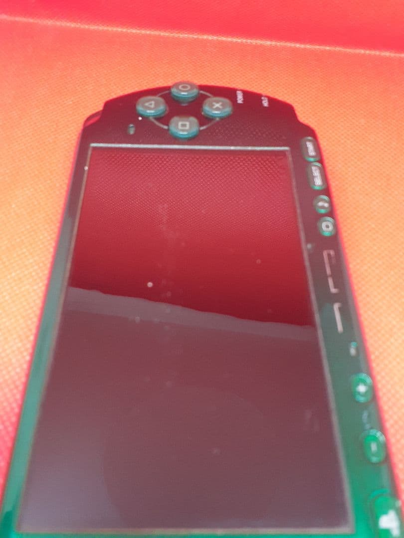 【SONY】動作品 PSP3000 グリーン SONY メモリーカード2G