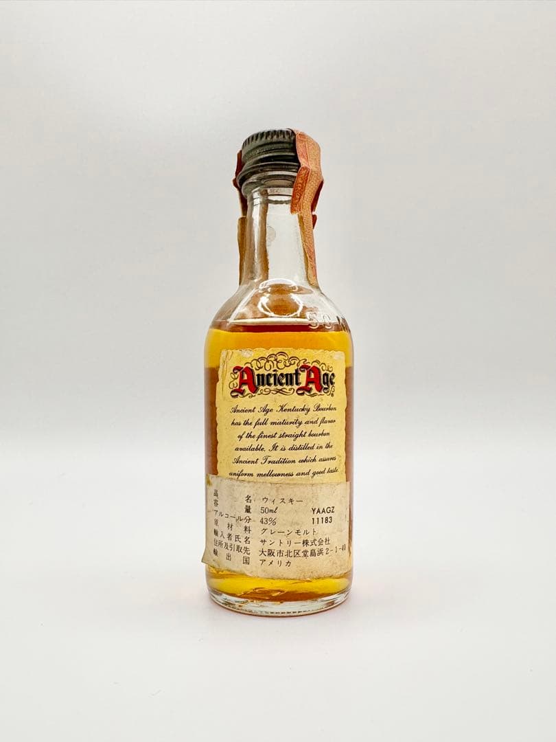 【ミニボトル】Ancient Age（エンシェントエイジ） 86 ウイスキー特級