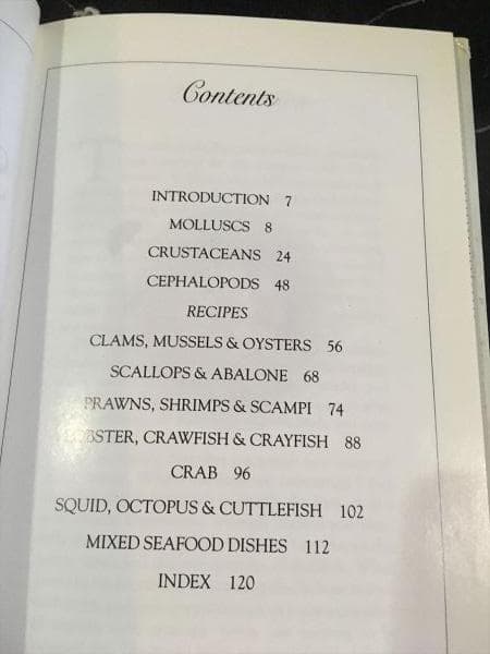 洋書 魚貝 レシピ 料理 Gourmets Book of Shellfis