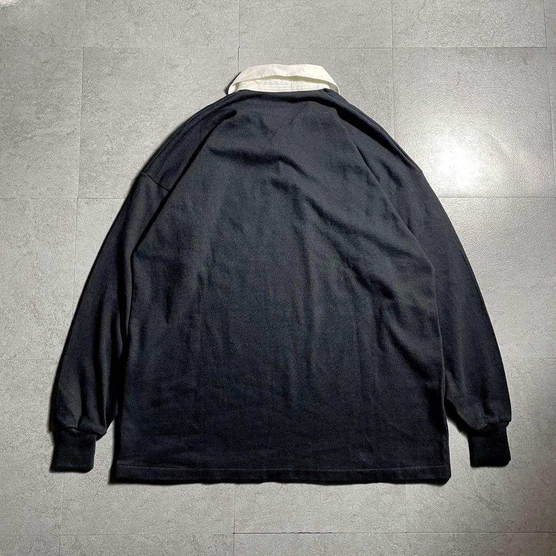 激レア✨️ 90s Canterbury ラガーシャツ オールブラックス L
