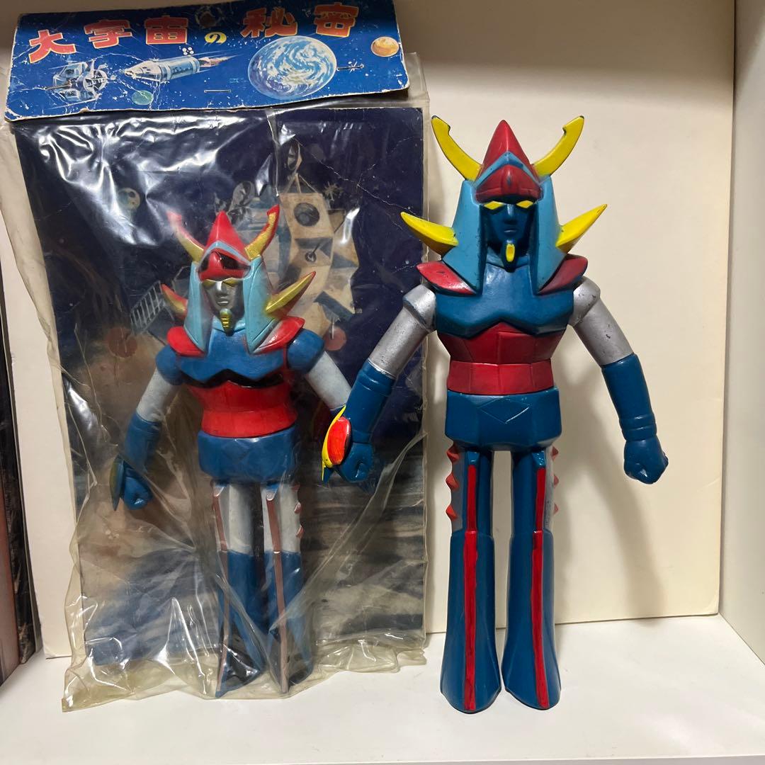 無版権 勇者ライディーン パチソフビ フィギュア 当時物 袋入り