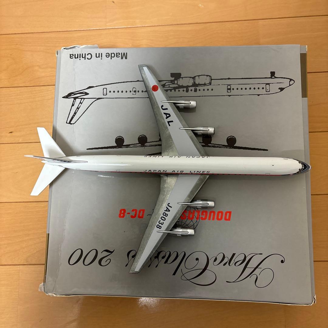 航空機・ヘリコプター JAL DC-8-61 JA8038 1:200