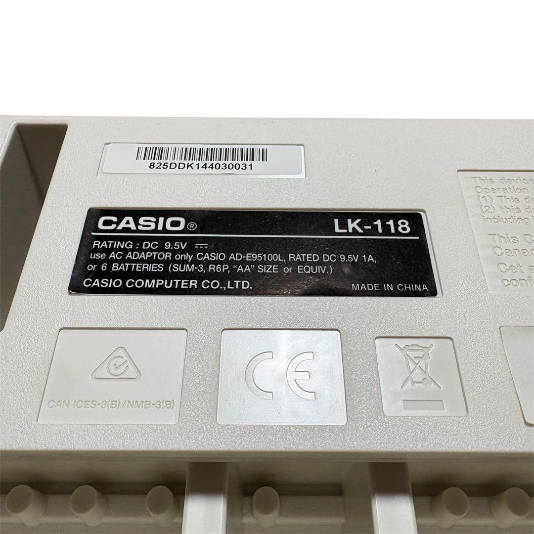CASIO カシオ 光ナビゲーションキーボード LK-118