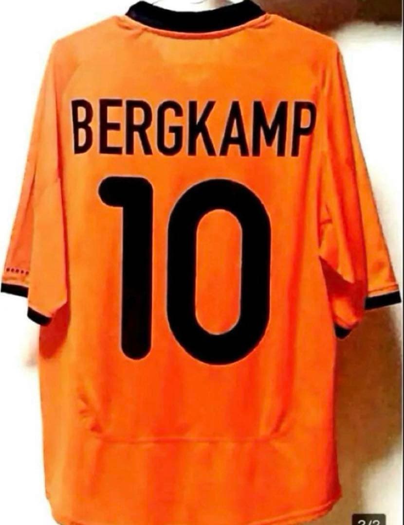 サッカー オランダ代表ユニフォーム ベルカンプ 10番　美品‼️ 超貴重‼️