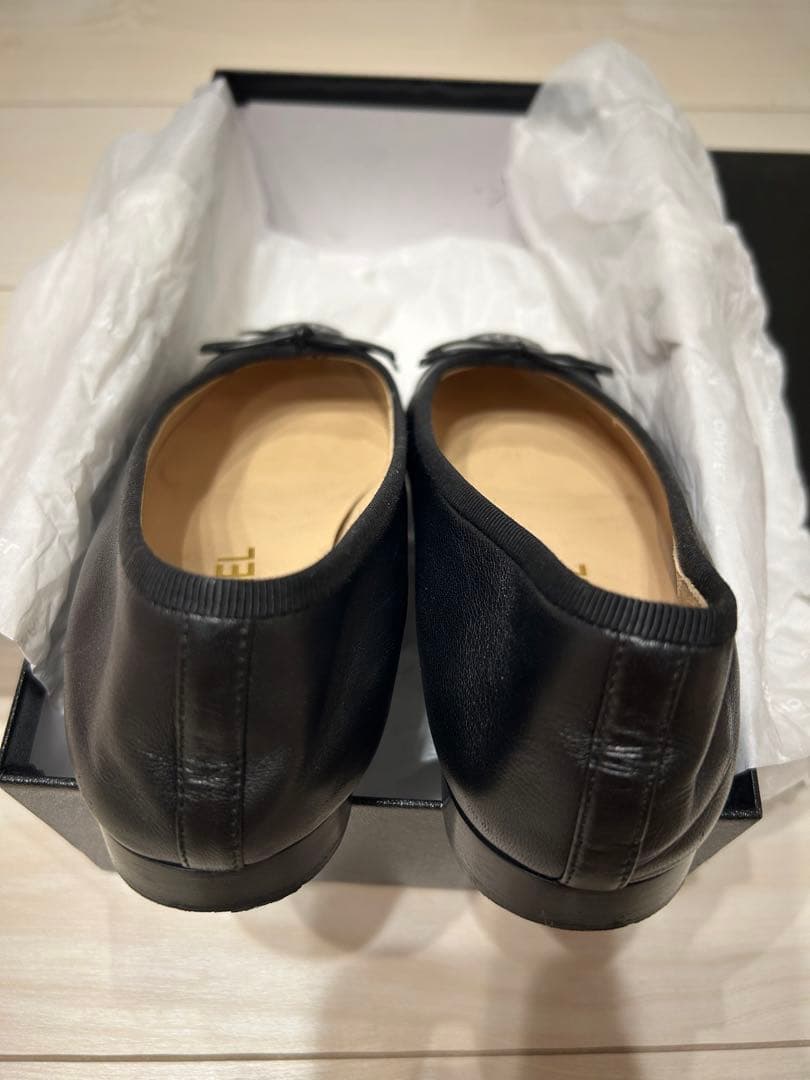 【美品】【パリ本店購入】CHANEL バレリーナ(36サイズ)