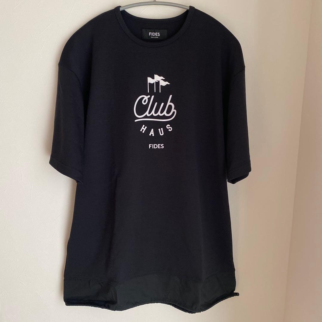 タグ付き FIDES × CLUBHAUS DRAWCODE コラボTシャツ