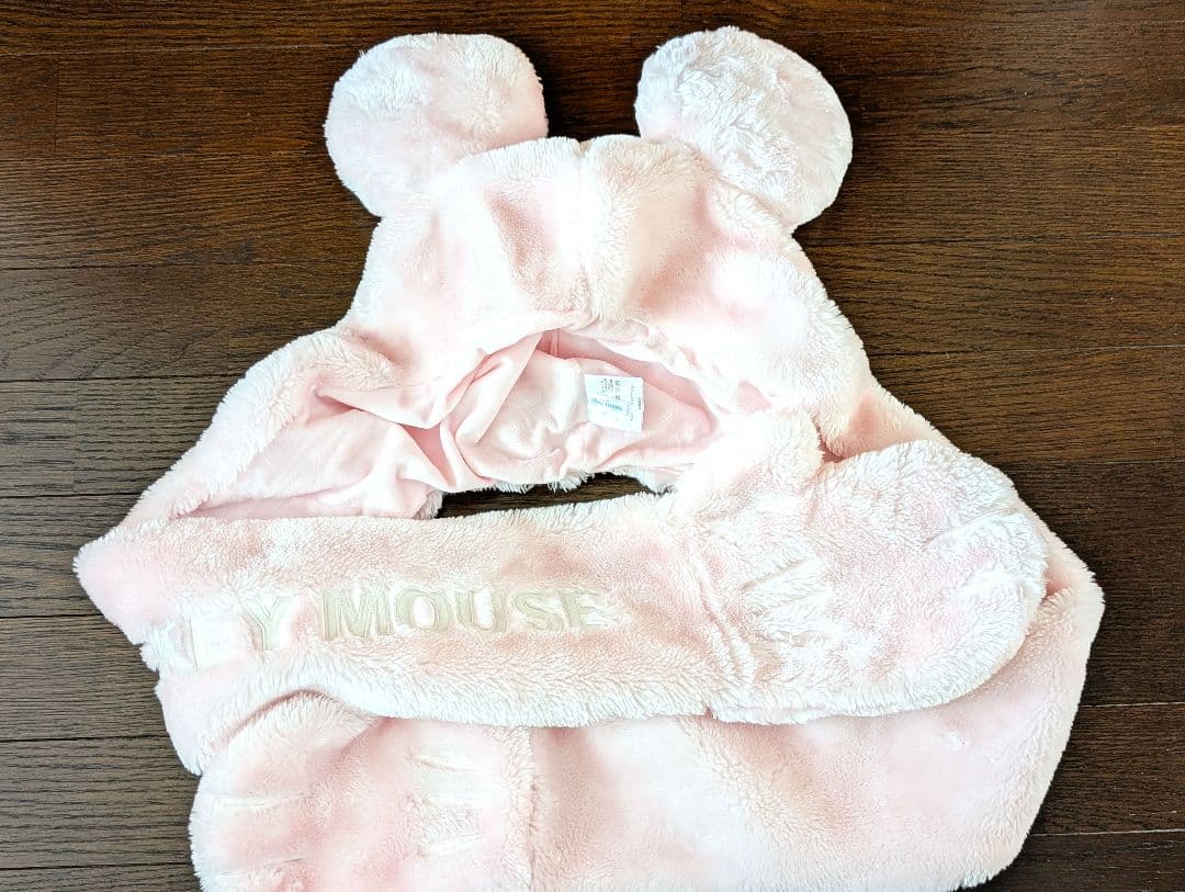 ディズニー マフラー ミニー ピンク