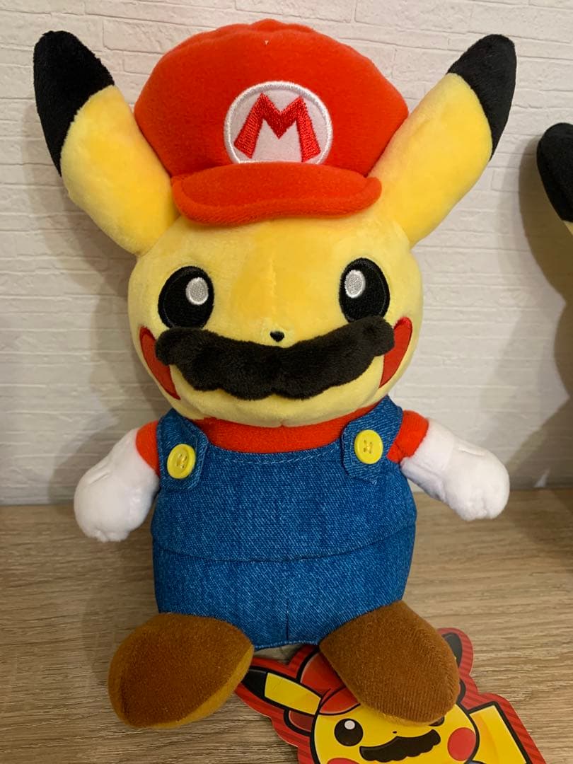 ま*な様 マリオピカチュウ　ルイージぬいぐるみ　ポケモンセンター