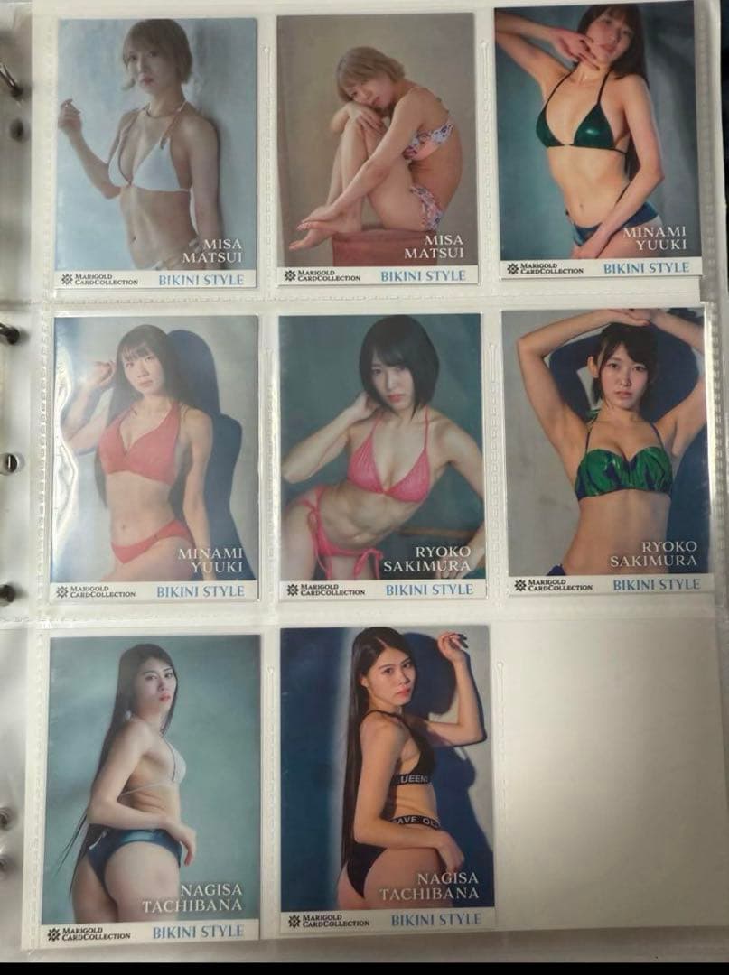 女子プロレス　マリーゴールド　プロレスカード　ビキニカード　26種セット　トレカ