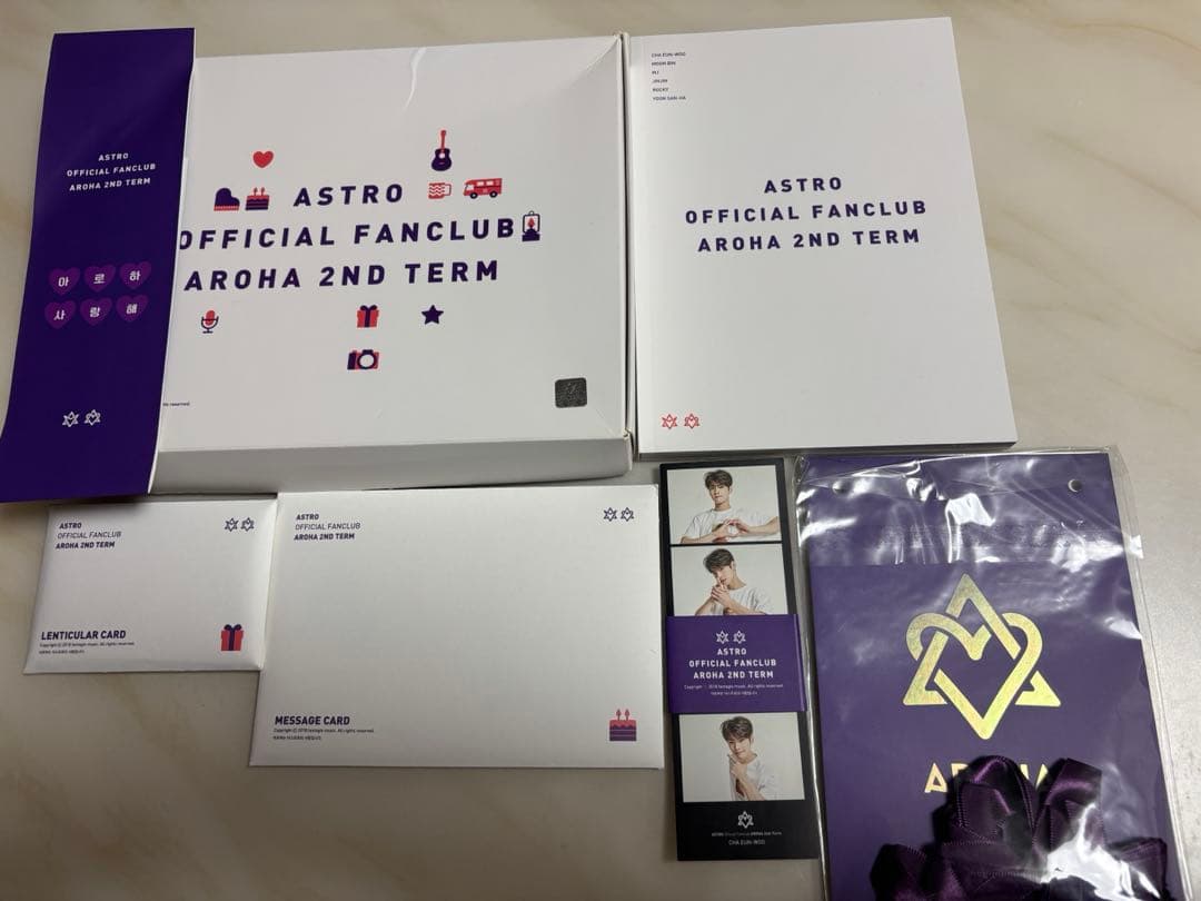 ASTRO　FCキット　韓国　ファンクラブ 1期　2期 3期　ファンクラブキット
