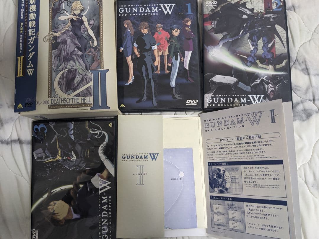 新機動戦記ガンダムW DVD COLLECTION 全5巻 BOXセット 中古
