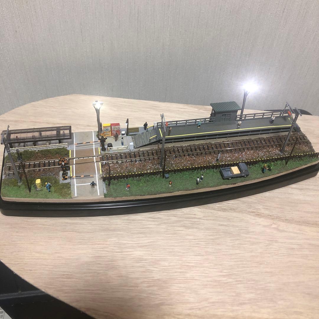 Nゲージ ローカル駅ジオラマ