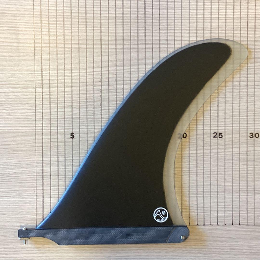 新品未使用シングルフィン10インチ　ブラック、 スクリュー付き