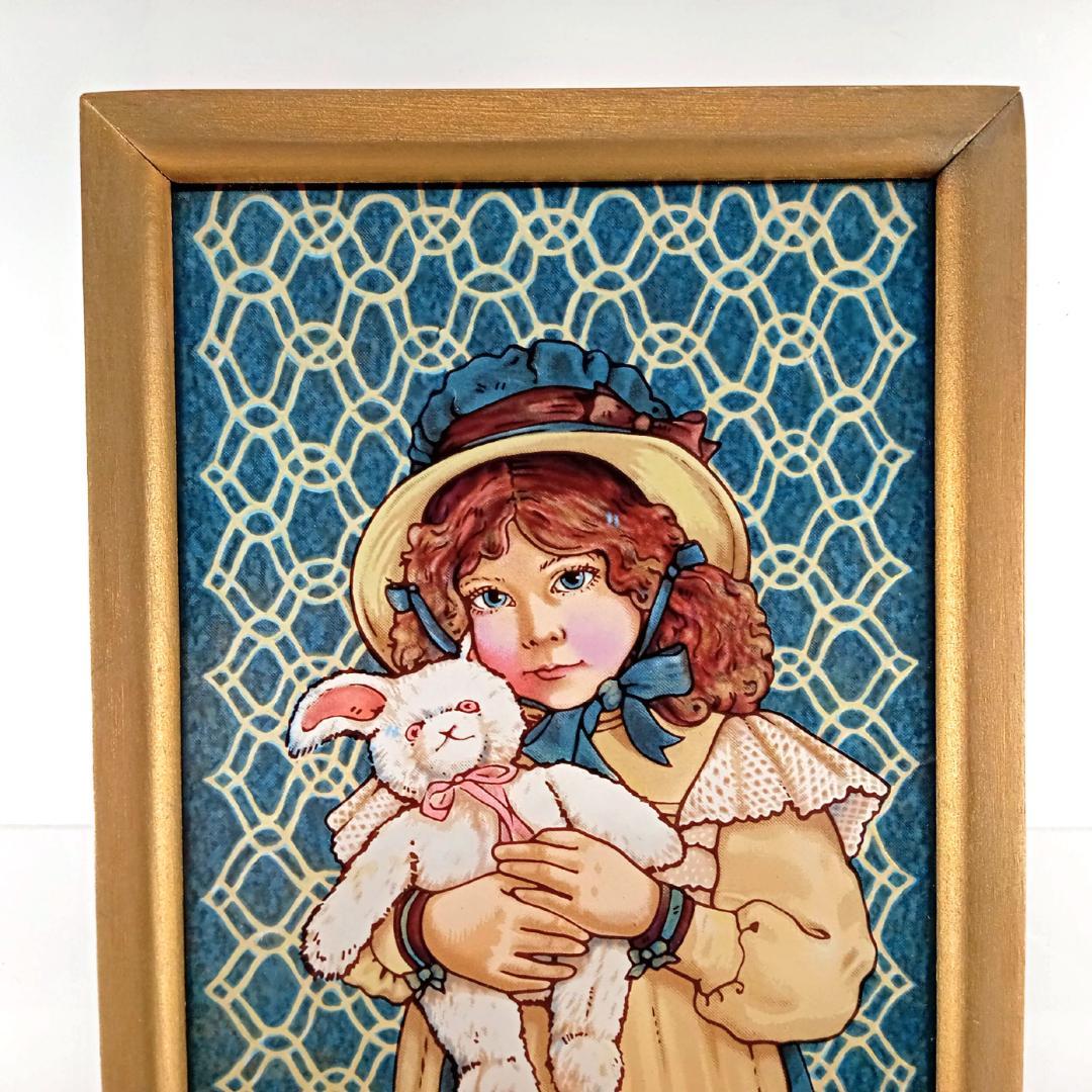 ジャン・ハガラ ステンドグラス 少女とお人形 レスリー グラスマスターズ社