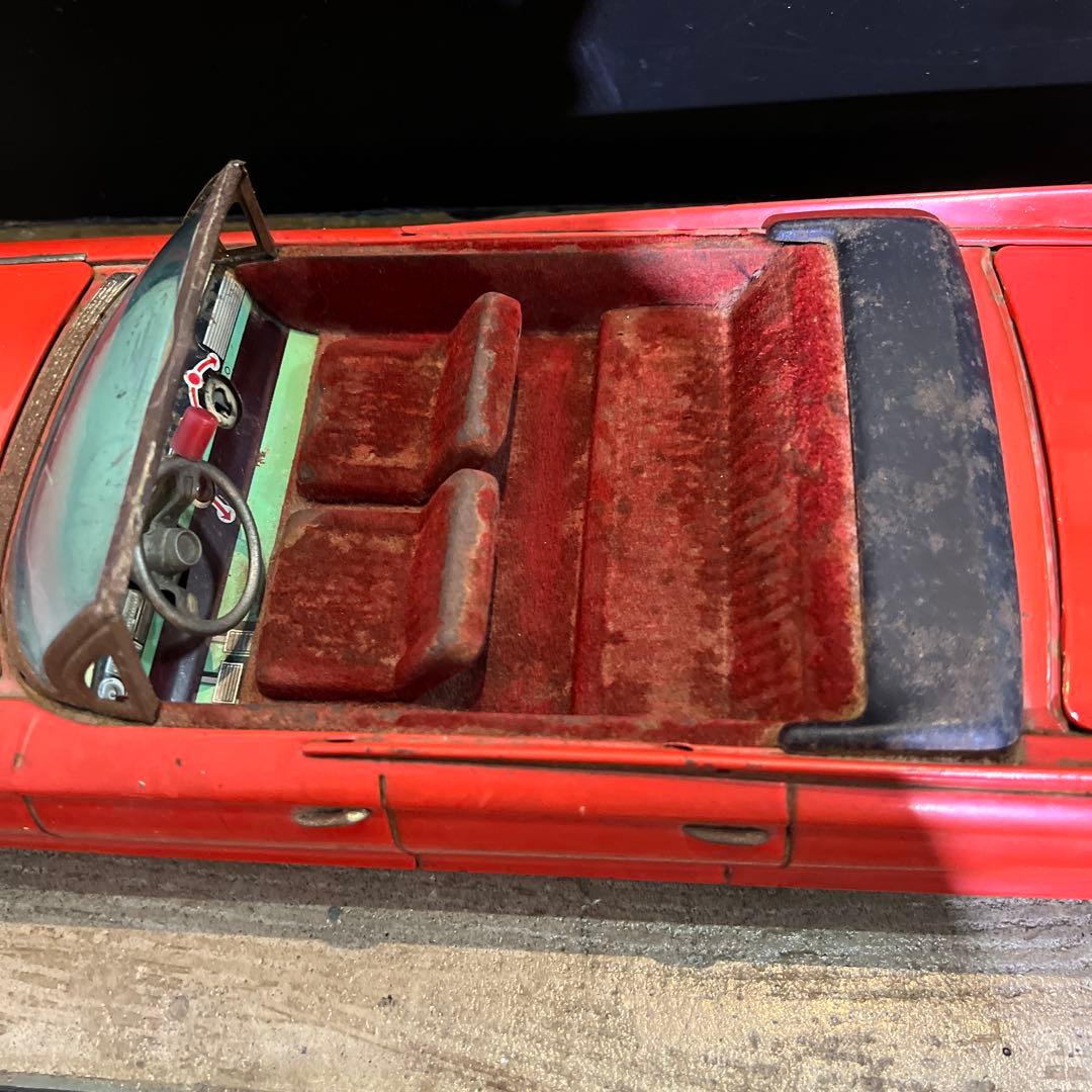 りらっくまたろう SSS TOKYO ブリキ　キャデラックレッド　当時物