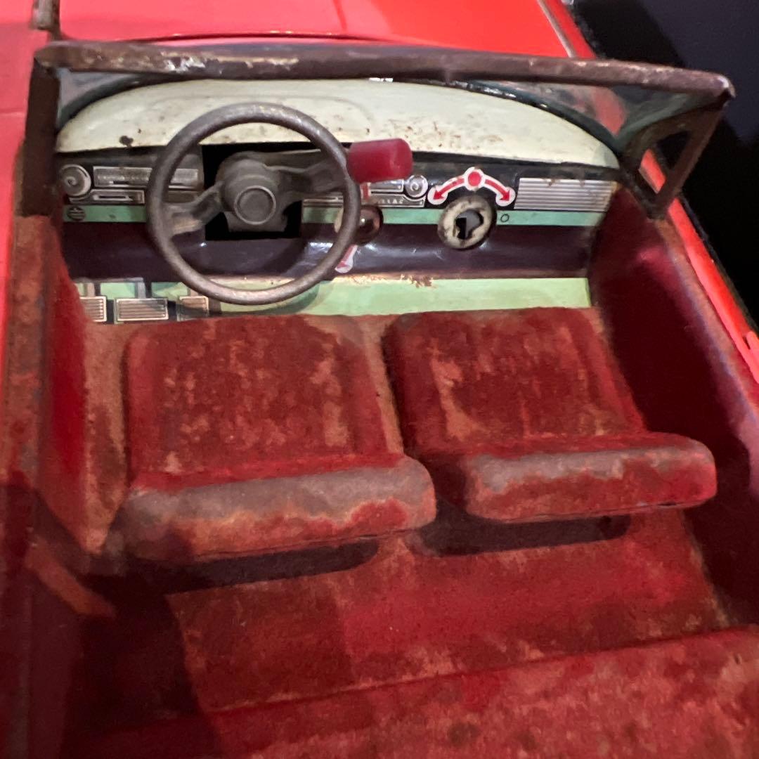 りらっくまたろう SSS TOKYO ブリキ　キャデラックレッド　当時物