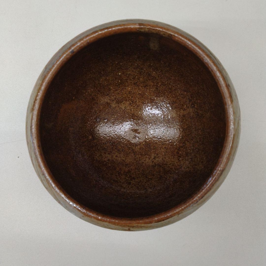 人間国宝　島岡達三さんの「地釉刷毛目盌」