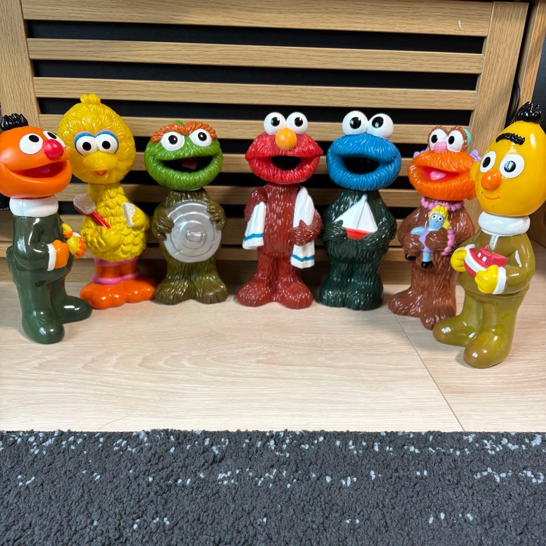 【激レア】希少 セサミストリート　シャンプーボトル　7体セット　まとめ売り