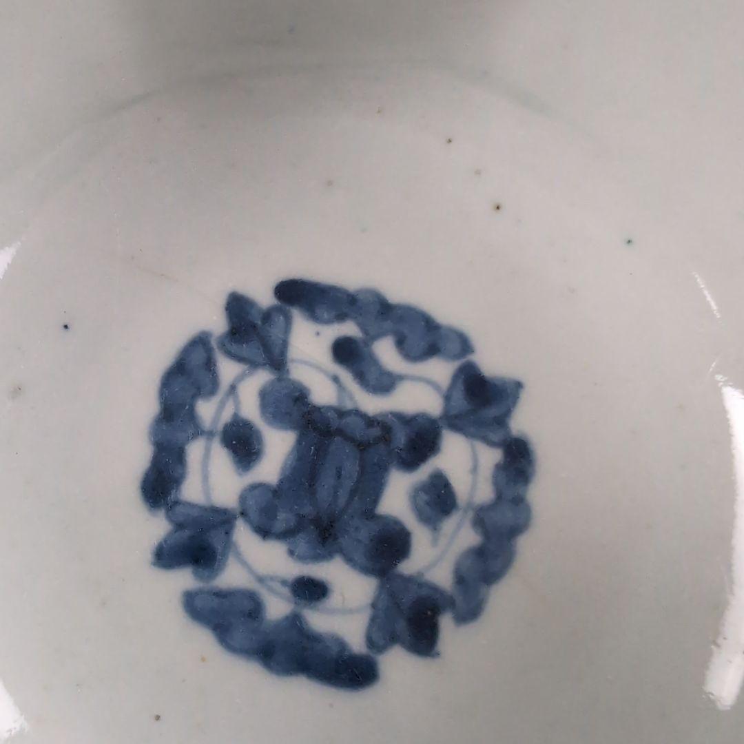 古伊万里深鉢　古伊万里南蛮人文深鉢色絵南蛮人文深鉢　伊万里阿蘭陀人文深鉢　深鉢