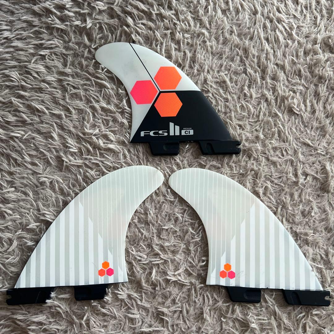 FCS II CI サーフボードフィン 3枚セットMサイズ