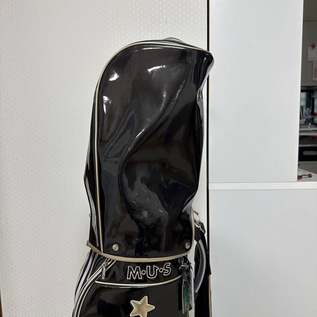 MUスポーツ キャディバッグ ブラック/ゴールド