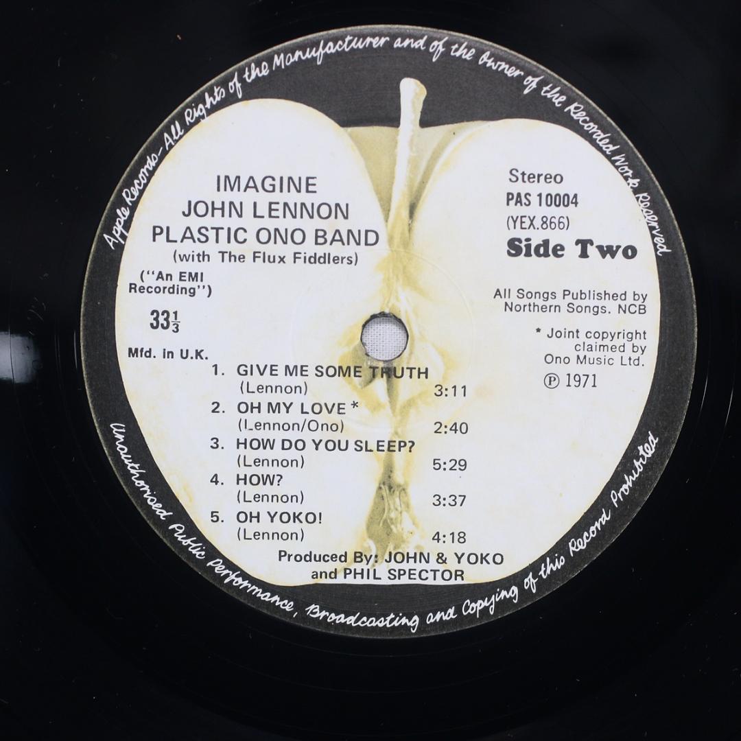 英LP John Lennon Plastic Ono Band Imagine