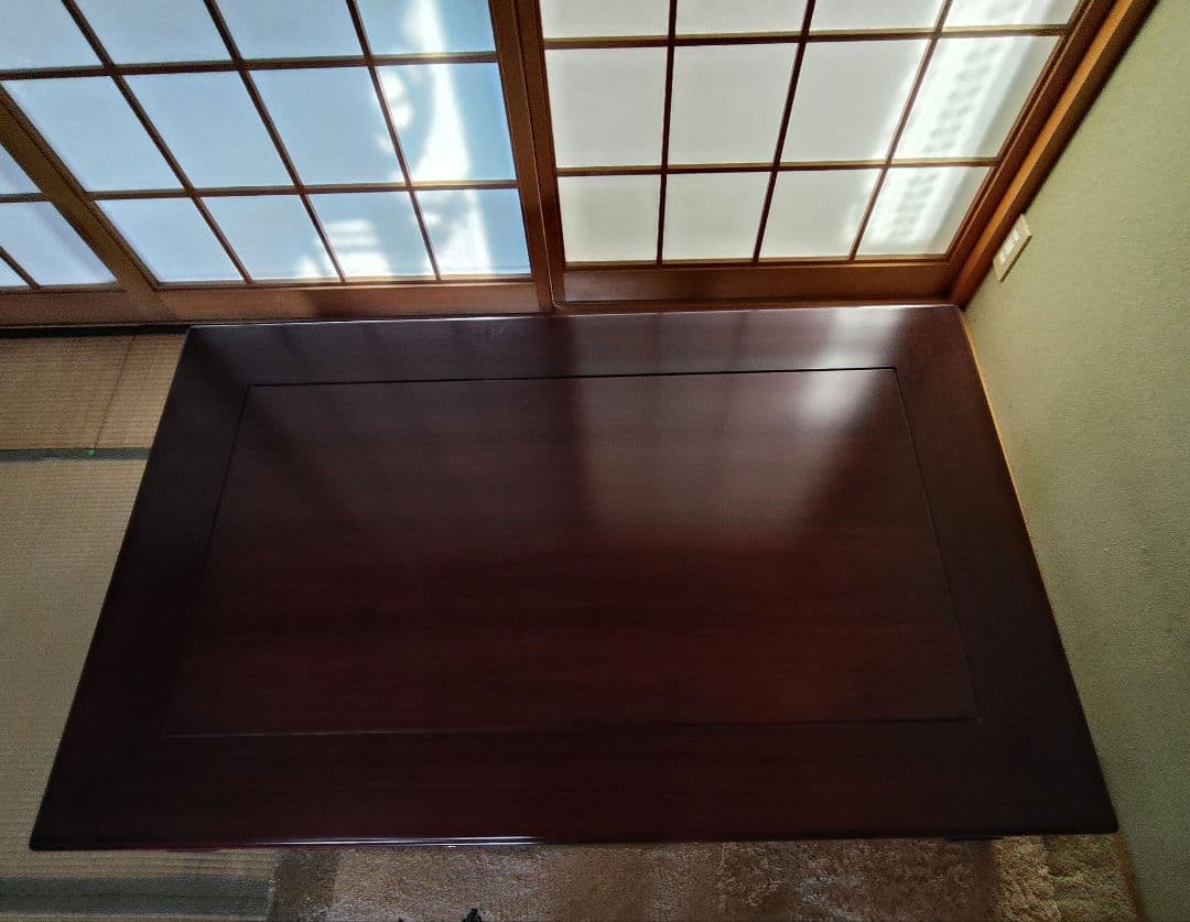 【2月8日まで】紫檀　座卓　 130×85×34 cm