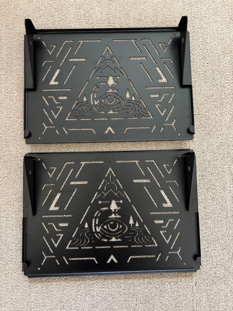 ハレテーブル　アイアンプレート2枚　DEVISE IRON