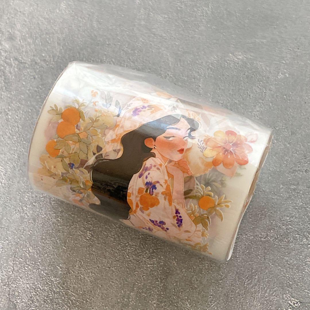 Cratey文创工作室《花约》海外マスキングテープ　マステ 【1697】