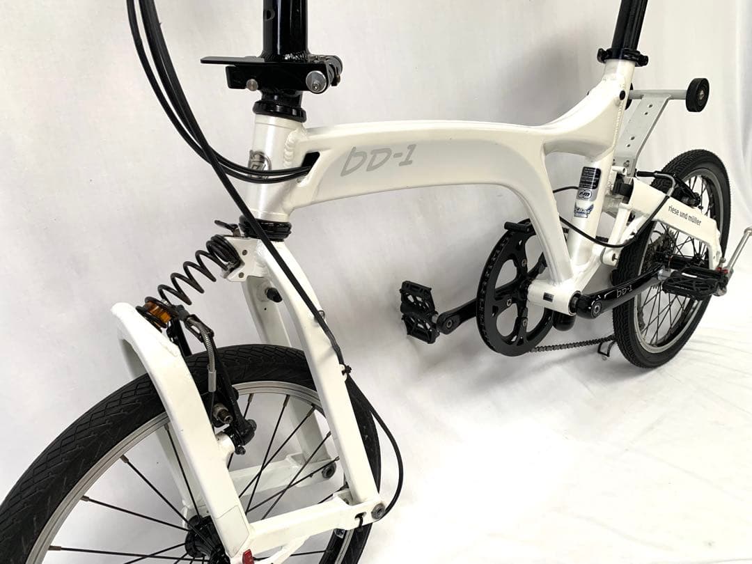 送料無料R&M 折りたたみ自転車 BD-1 超軽量11.1キロミニベロ18インチ