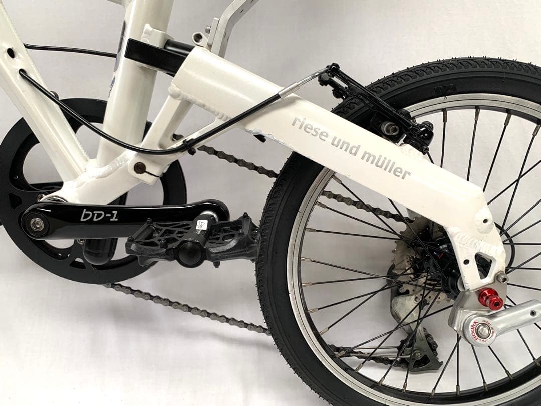 送料無料R&M 折りたたみ自転車 BD-1 超軽量11.1キロミニベロ18インチ