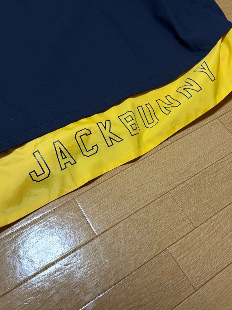 美品Jack Bunny!! ジャックバニー　ゴルフナイロンジャケット Lサイズ
