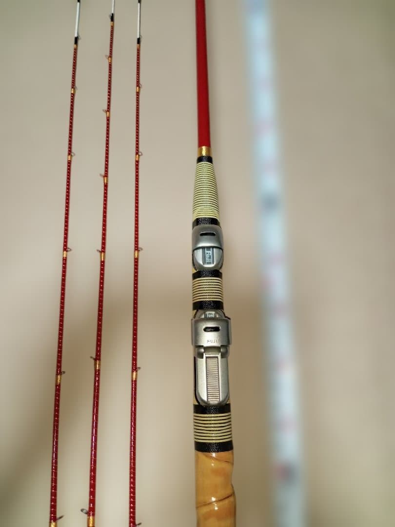 チヌ竿　筏竿　 手作り　布袋竹